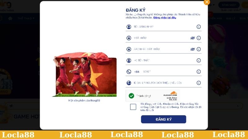 Hướng dẫn đăng ký Locla88