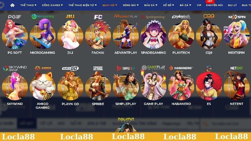 Khám phá sảnh nổ hũ Locla88